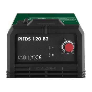 PARKSIDE® Inverter-Fülldraht-Schweißgerät »PIFDS 120 B2«, mit Tragegurt - B-Ware sehr gut