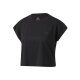CRIVIT Damen Funktionsshirt, modisch weit und kürzer geschnitten (schwarz, S(36/38)) - B-Ware neuwertig