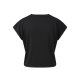 CRIVIT Damen Funktionsshirt, modisch weit und kürzer geschnitten (schwarz, S(36/38)) - B-Ware neuwertig