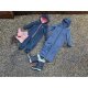 lupilu® Kleinkinder Mädchen Matsch- und -Buddel-Overall mit hohem Wärmerückhalt (navy, 98/104) - B-Ware neuwertig
