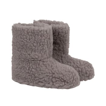 TXL COMFORT Hausschuhe mit Schurwolle (Grau, 36/38) -...
