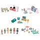 Playtive Puppenhaus-Möbel / Biegepuppen, aus Echtholz und robustem Kunststoff - B-Ware