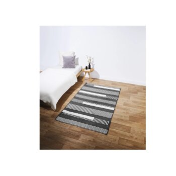LIVARNO home Baumwollteppich, 120 x 180 cm (Grau) - B-Ware sehr gut