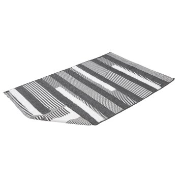 LIVARNO home Baumwollteppich, 120 x 180 cm (Grau) - B-Ware sehr gut
