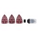 PARKSIDE® Multischleifer »PMS 160 B2«, 160 W, mit Schleifblättern - B-Ware sehr gut