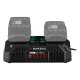 PARKSIDE® 20 V Akku-Doppelladegerät »PDSLG 20 B1« - B-Ware sehr gut