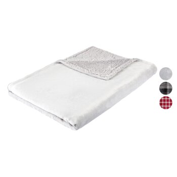 LIVARNO home Kuscheldecke, mit Teddyfleece, 150 x 200 cm...
