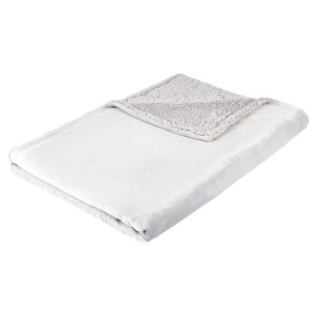LIVARNO home Kuscheldecke, mit Teddyfleece, 150 x 200 cm...