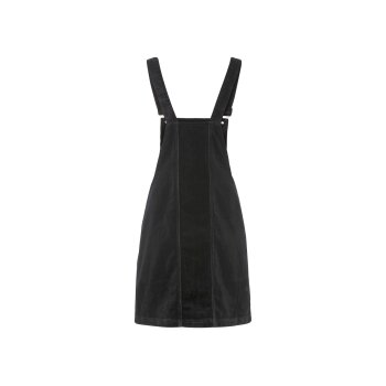 esmara® Damen Latzrock in Feincord-Qualität (schwarz, 40) - B-Ware neuwertig