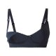 esmara® Damen Still-BHs, 2 Stück, bügellos, mit hohem Baumwollanteil (marine/grau, 85B) - B-Ware neuwertig