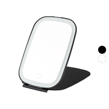 CIEN Beauty LED-Kosmetikspiegel, klappbar, mit Akku und 3...