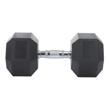 CRIVIT® Hexagonhantel, mit gusseisernem Kern, 22.5 kg - B-Ware neuwertig