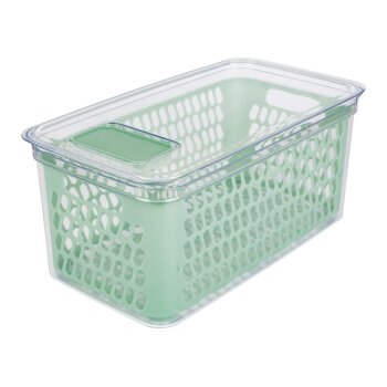 ERNESTO® Kühlschrankaufbewahrung Frischebox, mit Frischeventil (Groß) - B-Ware Transportschaden Kosmetisch