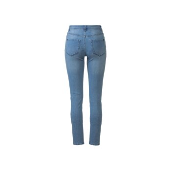 esmara® Damen Jeans, Super Skinny Fit, mit normaler Leibhöhe (hellblau, 40 long length) - B-Ware neuwertig