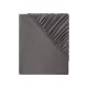 LIVARNO home Mikrofaser-Jersey-Spannbettlaken, 180-200 x 200 cm (grau) - B-Ware neuwertig