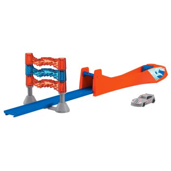 PLAYTIVE Die Cast Track Sets, mit Abschussrampe (Blitzsprung) - B-Ware neuwertig