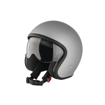 ULTIMATE SPEED® Jethelm, mit Visier, Gr. M (silber/grau matt) - B-Ware sehr gut