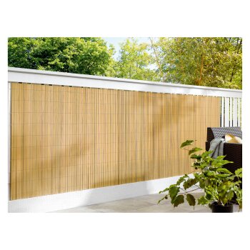 LIVARNO home Sichtschutzmatte, mit Bambusoptik, 300 x 100 cm - B-Ware