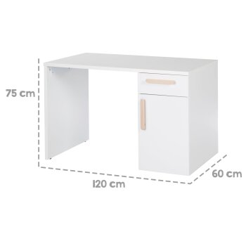 roba Schreibtisch Clara, weiß - B-Ware sehr gut