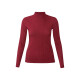 esmara® Damen Langarmshirt mit Rollkragen (rot, S (36/38)) - B-Ware neuwertig