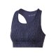 CRIVIT Damen Sport-Bustier, Medium Level, mit Ringerrücken (dunkelblau, S(36/38)) - B-Ware neuwertig
