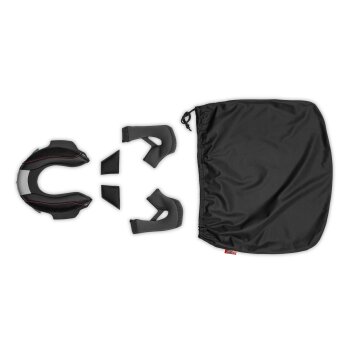 ULTIMATE SPEED® Klapphelm, M, schwarz - B-Ware gut