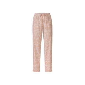 esmara® Damen Pyjama, mit Rundhalsausschnitt (rosa m. Blumen, L(44/46)) - B-Ware neuwertig