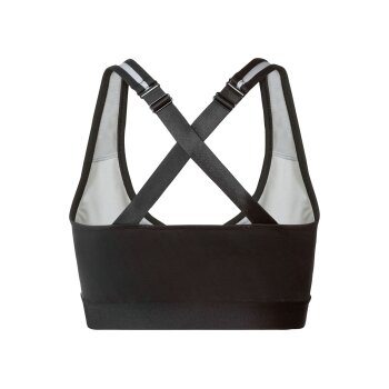 CRIVIT Sportbustier, Medium-Level, mit Ringerrücken (grau, XS(32/34)) - B-Ware neuwertig