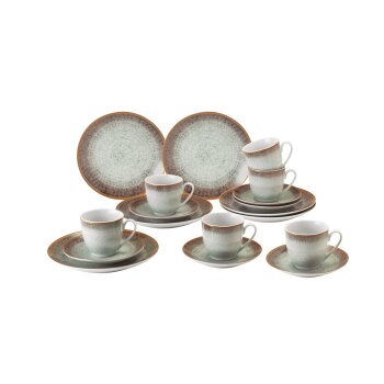 vanWell Porzellanservice Digitaldruck Ella (türkis,...