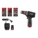 PARKSIDE PERFORMANCE® »PBSPA 12 D4« 12 V Akku-Bohrschrauber, mit 2 Akkus, Ladegerät und Bit- und Bohrerset - B-Ware gut