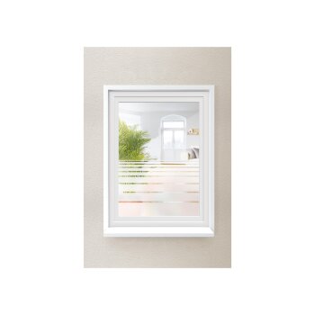 LIVARNO home Fenstersichtschutzfolie, selbsthaftend (unterschiedliche Streifen) - B-Ware sehr gut