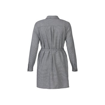 esmara® Damen Flanell-Longbluse aus reiner Baumwolle, Hahnentritt/schwarz/weiß, 42 - B-Ware neuwertig