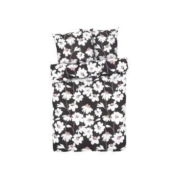 LIVARNO home Bettwäsche aus Renforce-Baumwolle, 220 x 200 cm, Blumen - B-Ware neuwertig
