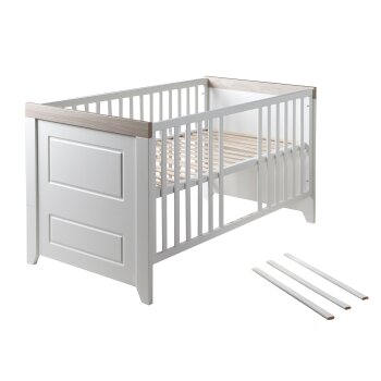 roba Kombi-Kinderbett Felicia, 70 x 140 cm, weiß / Luna Elm - B-Ware neuwertig