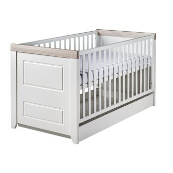 roba Kombi-Kinderbett Felicia, 70 x 140 cm, weiß / Luna Elm - B-Ware neuwertig