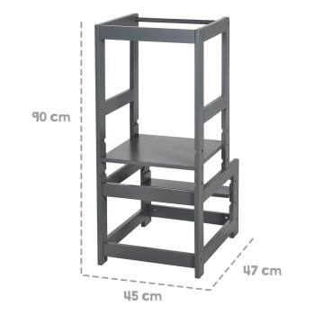roba Lernturm, anthrazit - B-Ware Transportschaden Kosmetisch