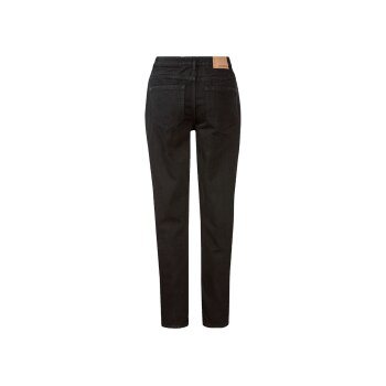 esmara® Damen Jeans, Mom Fit, reine Baumwolle (schwarz, 36) - B-Ware neuwertig