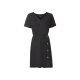 ESMARA® Kleid Damen, mit Gummizug, mit Elasthan (schwarz, S (36/38)) - B-Ware neuwertig