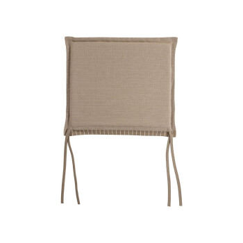 FLORABEST® Wende-Sitzkissen für Klappstuhl 38 x 42 x 3 cm, Streifen/beige - B-Ware neuwertig