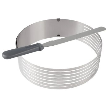 ERNESTO® Tortenbodenheber/ Kuchenschneidhilfe inkl. Messer (Kuchenschneidhilfe) - B-Ware neuwertig