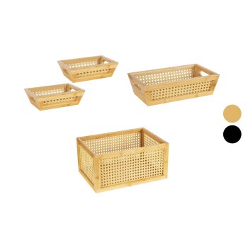 Wenko Aufbewahrungskorb, mit Flechtoptik - B-Ware