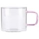 ERNESTO® Gläser-Set mit bunten Griffen/ Teekanne mit Siebeinsatz (Espressobecher 6er Set) - B-Ware neuwertig