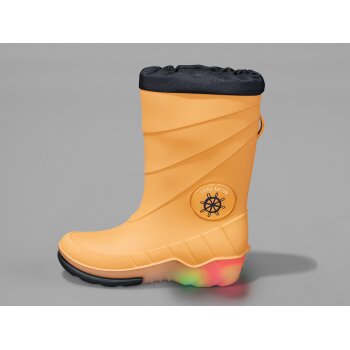 lupilu® Kleinkinder Blinkregenstiefel, wasserdicht (gelb, 22/23) - B-Ware neuwertig