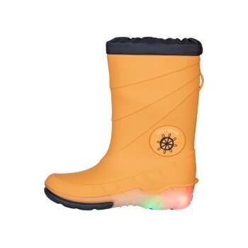 lupilu® Kleinkinder Blinkregenstiefel, wasserdicht (gelb, 22/23) - B-Ware neuwertig