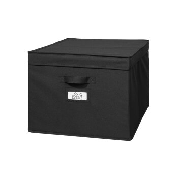 LIVARNO home Aufbewahrungsbox / Schubladenaufbewahrung, mit verstärktem Einlegeboden (Aufbewahrungsbox, Schwarz) - B-Ware sehr gut