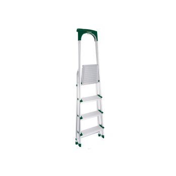 PARKSIDE® Alu-Haushaltsleiter, 4-stufig - B-Ware Transportschaden Kosmetisch