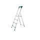 PARKSIDE® Alu-Haushaltsleiter, 4-stufig - B-Ware Transportschaden Kosmetisch