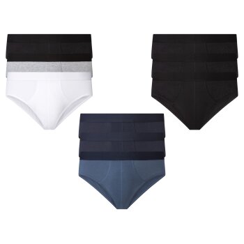 LIVERGY® Herren Slips, 3 Stück, mit hohem...