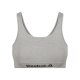 Reebok Damen Sport-Bustier mit herausnehmbarer Brustpolsterung (grau, L) - B-Ware neuwertig