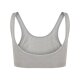 Reebok Damen Sport-Bustier mit herausnehmbarer Brustpolsterung (grau, L) - B-Ware neuwertig